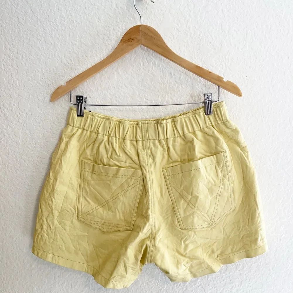 ZADIG & VOLTAIRE Pax crinkled leather shorts NWT. 38 - Picture 6 of 10